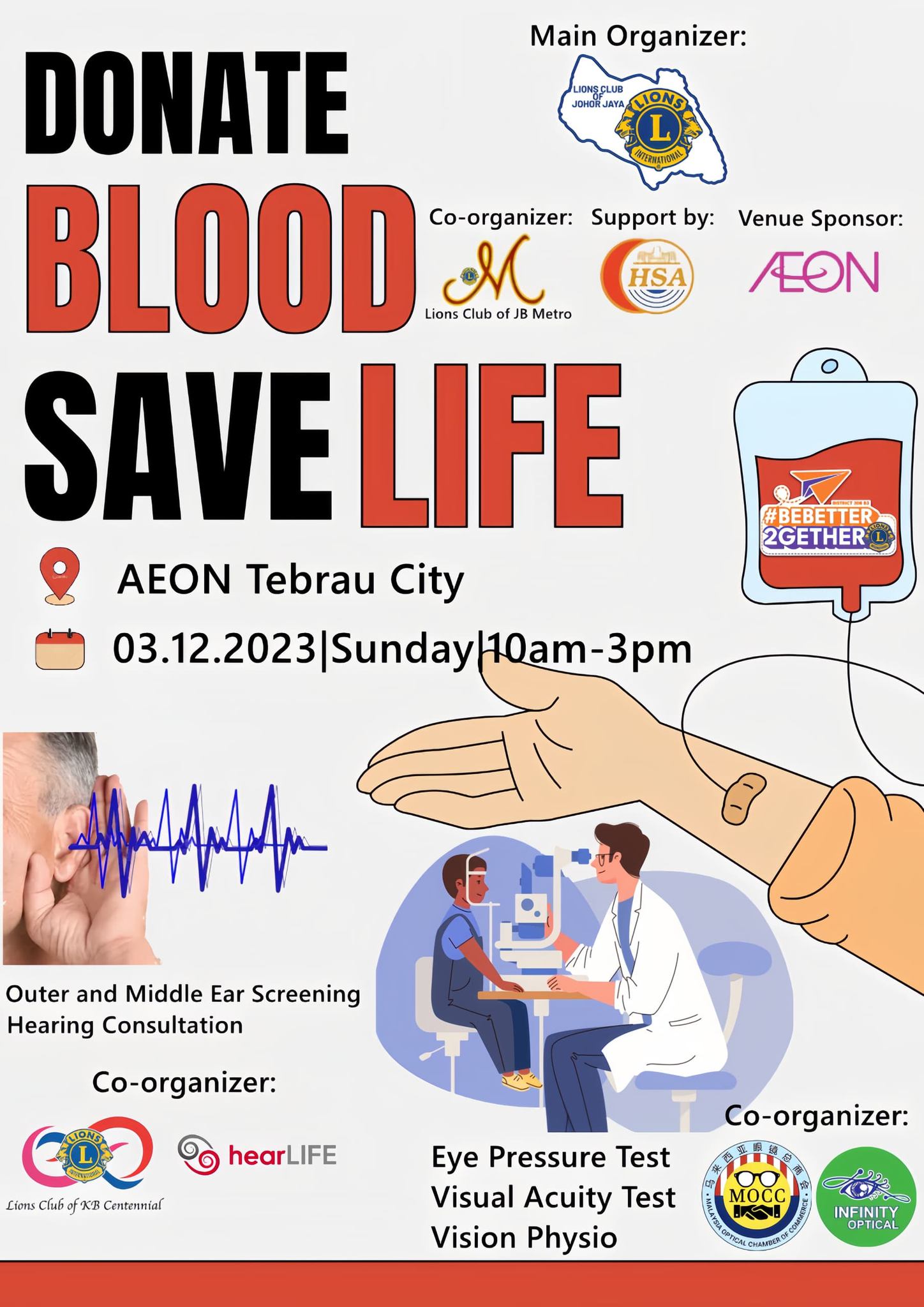 The Lions Club of Johor Jaya Blood Donation Drive 3dec 01